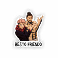 "Besto Friendo" Funny Anime Meme Graphic Decal