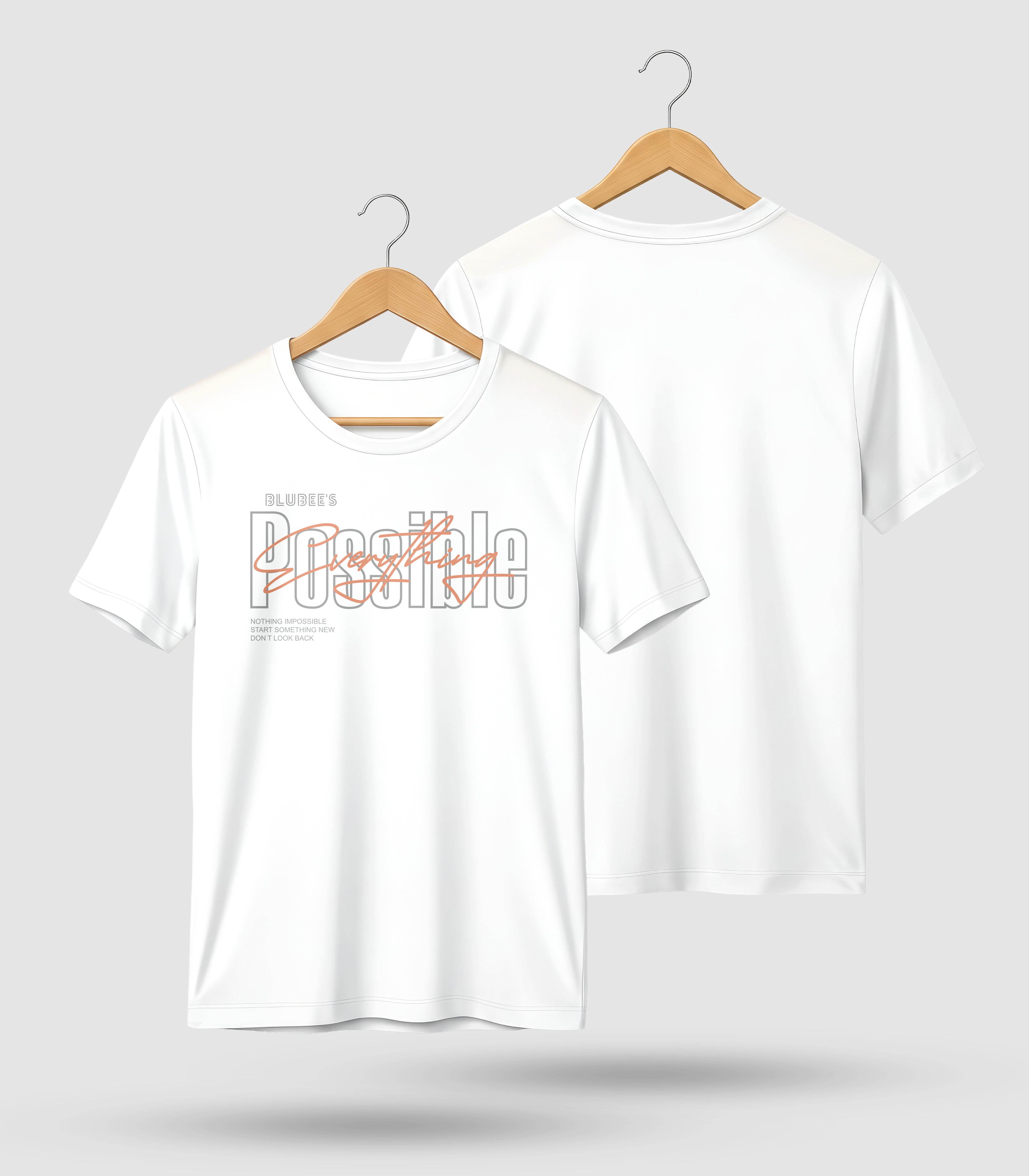 Everything Is Possible" Graphic Tee – Premium White T-Shirt