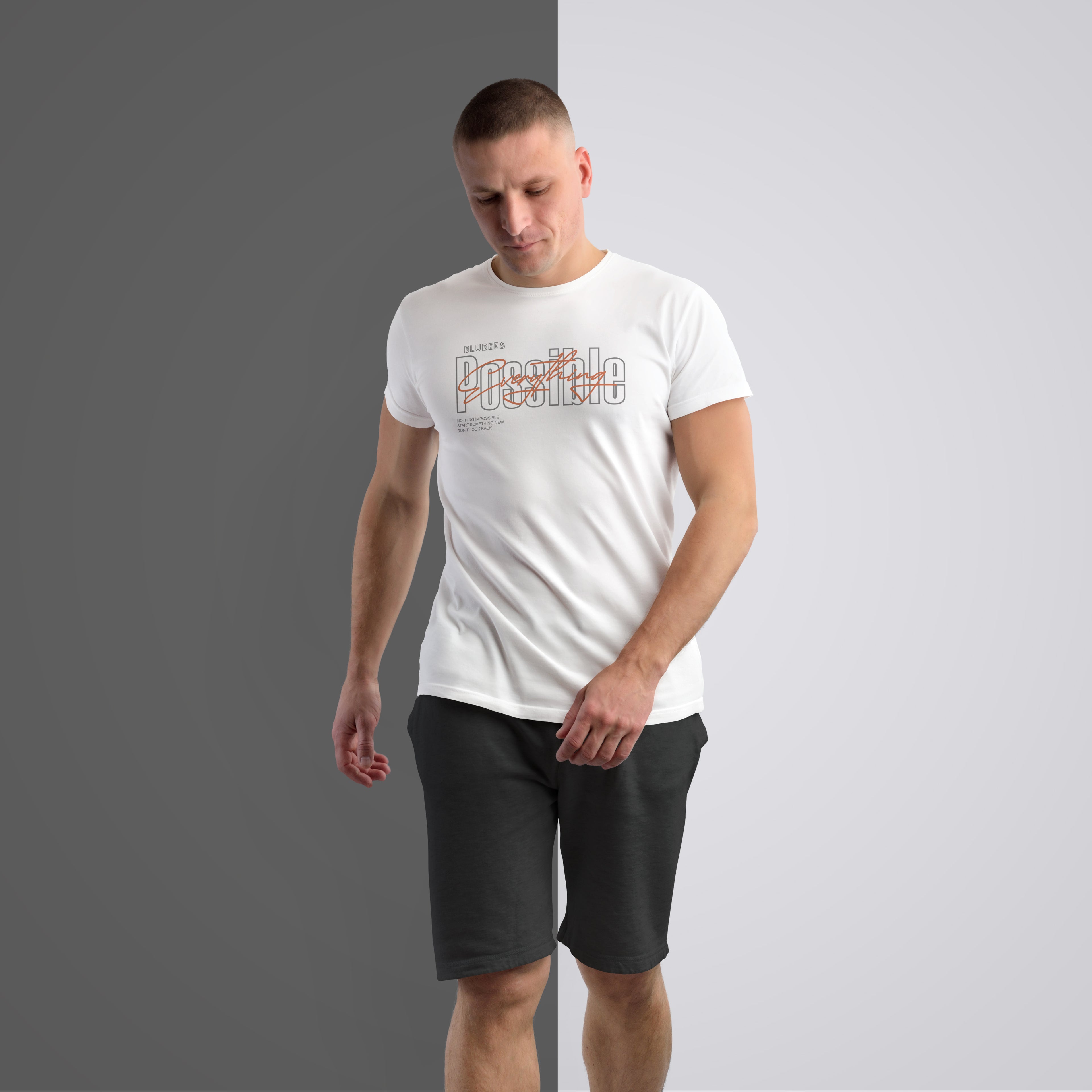 Everything Is Possible" Graphic Tee – Premium White T-Shirt
