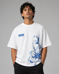 Bloom Within Oversized Graphic T-Shirt – White