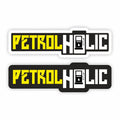 Petrolholic Bumper Sticker - Gas Pump Graphic Car Window Vinyl Decal