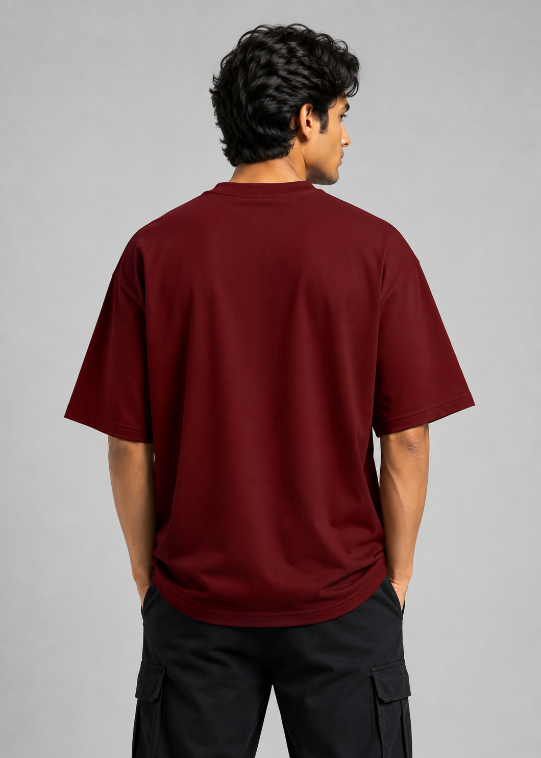 Maroon Essential Oversized T-Shirt