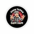 Chin Tapak Dam Dam Sticker - Funny Indian Meme Vinyl Decal