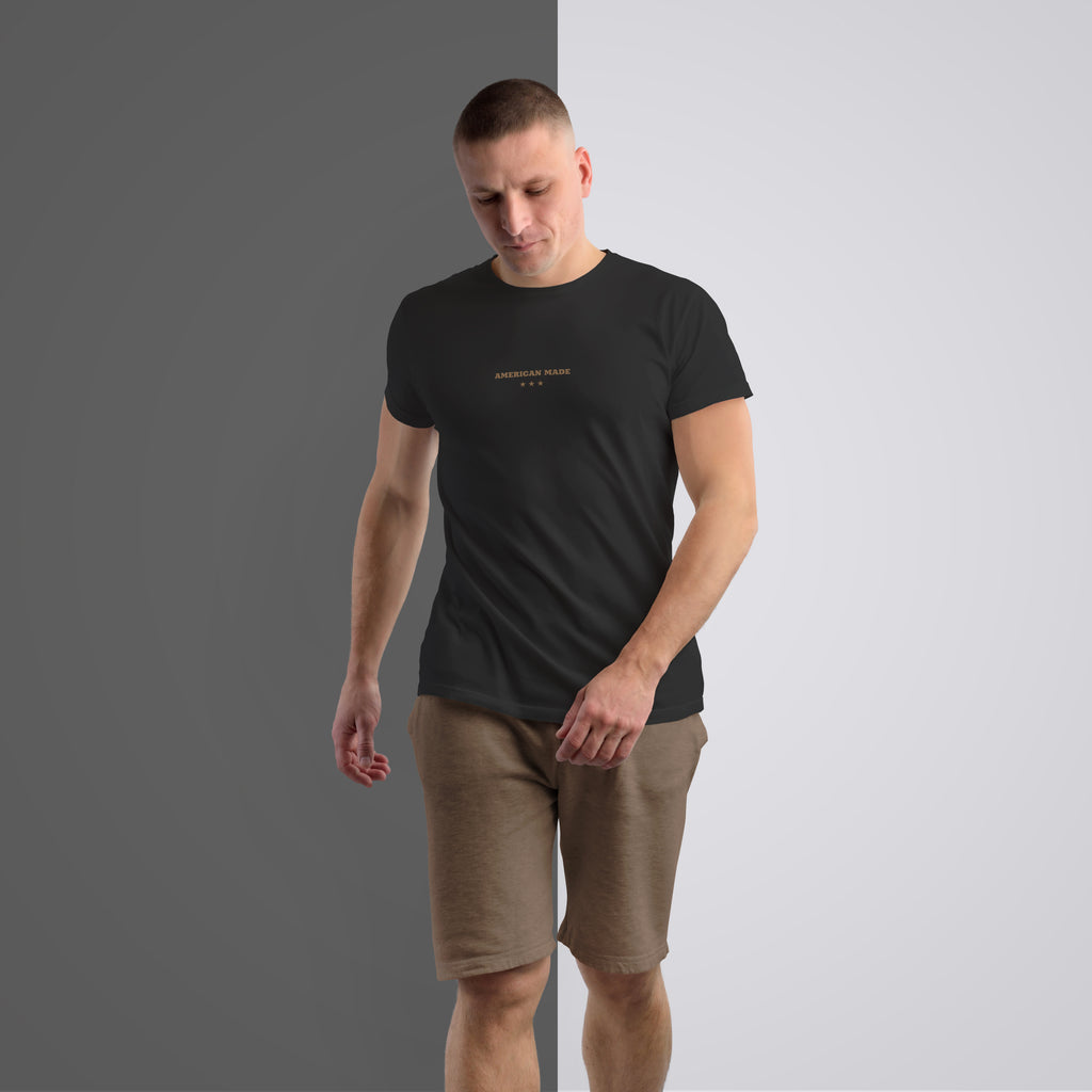 San Francisco Grizzly Graphic Tee – American Made Black T-Shirt