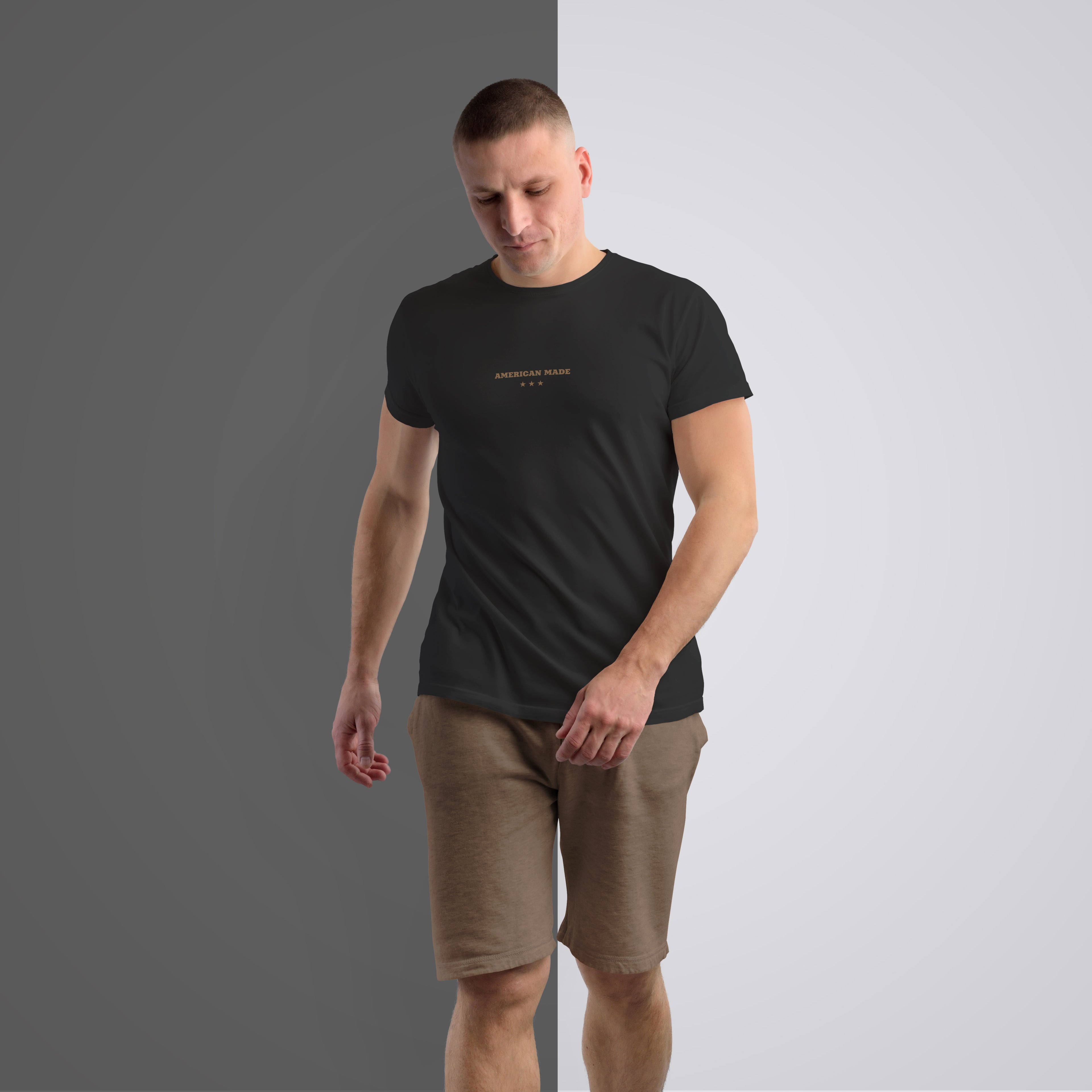 San Francisco Grizzly Graphic Tee – American Made Black T-Shirt
