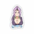 Purple Hair Anime Kijin Girl Chibi Art Print