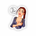 Lara Croft Tomb Raider "Oh... My Heart" Sticker