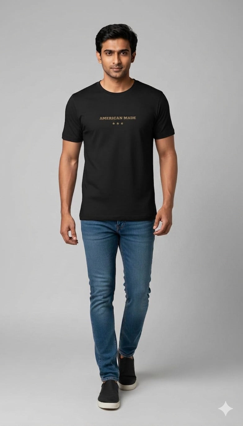 San Francisco Grizzly Graphic Tee – American Made Black T-Shirt
