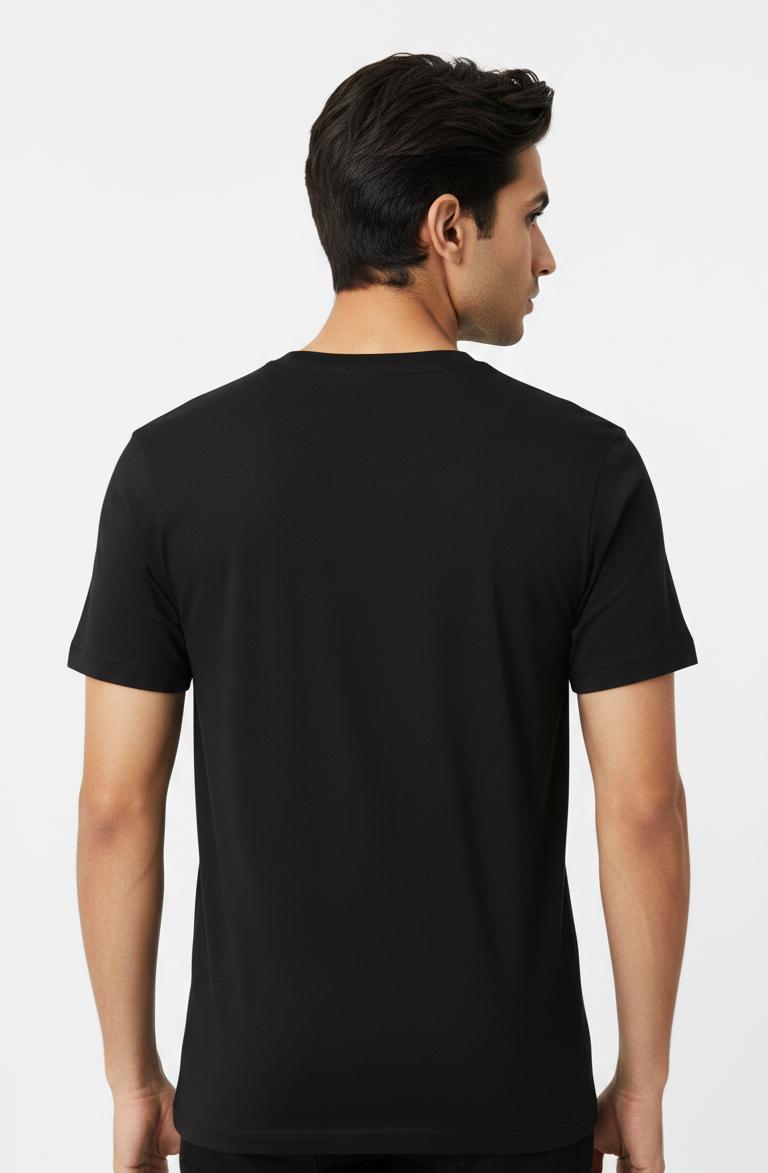 Men's "Living in California" Graphic T-Shirt – Casual Black Short Sleeve Crew Neck Tee