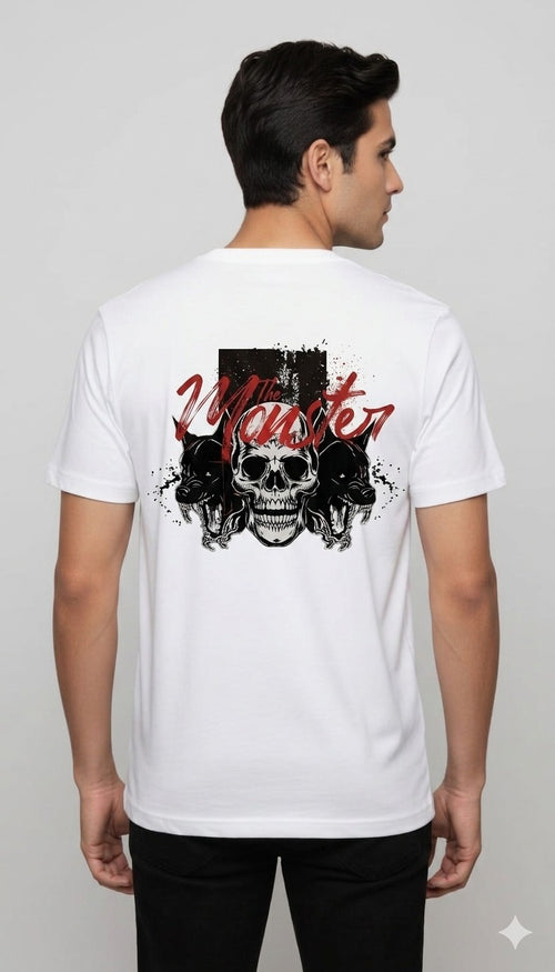 Born For Crime Graphic Printed Regular Fit T-Shirt
