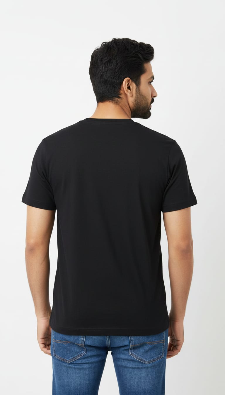 "FUNNY" Quirky Graphic T-Shirt – Jet Black