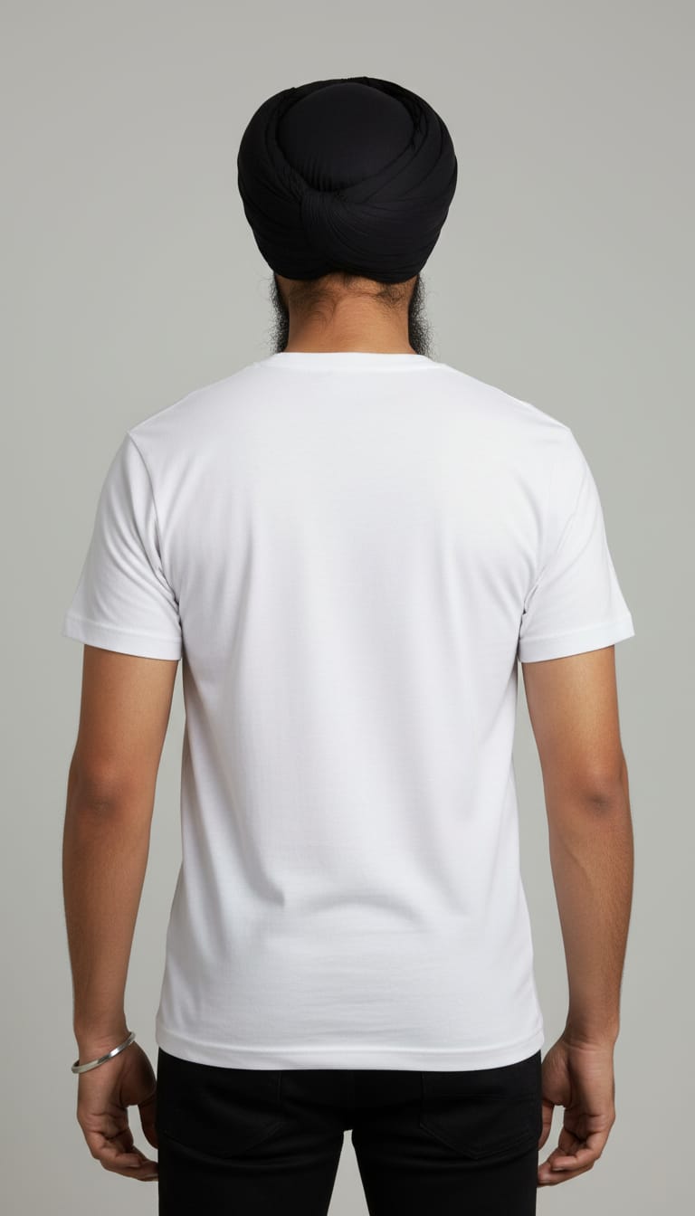 Men's "Punjabi Aa Gye Oye" Graphic Tee – Premium White Diljit Dosanjh Inspired Streetwear T-Shirt