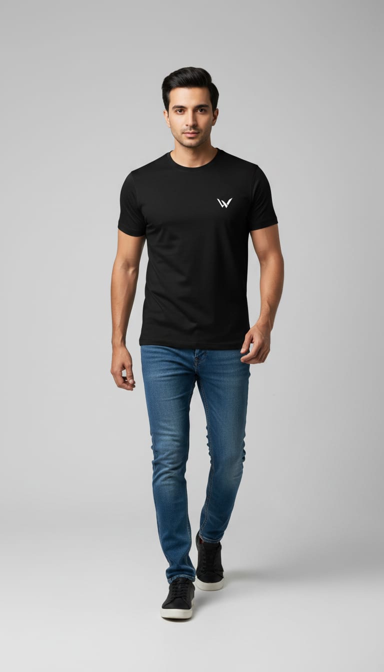 Men's Rhythm & Groove Premium Black Graphic Streetwear Tee – Special Edition Music
