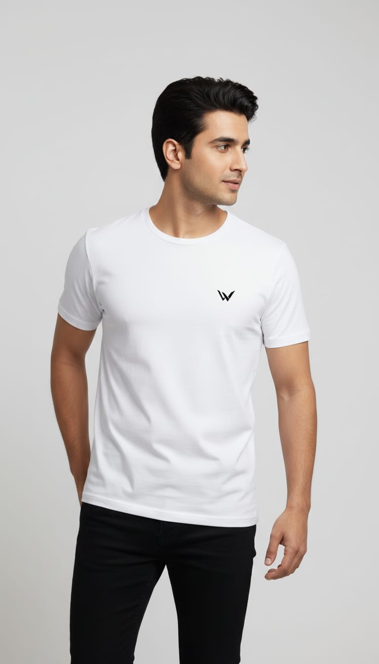 Men's Rhythm & Groove Premium White Graphic Streetwear Tee – Special Edition Music & Vinyl Culture Round neck