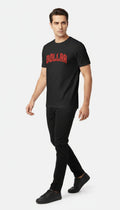 "Money Over Everything" Wall Street Bull Graphic Tee – Premium Black T-Shirt